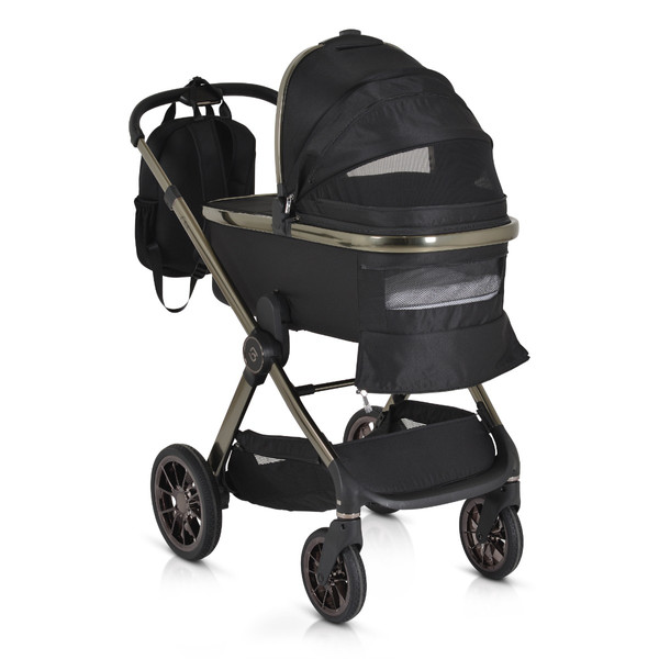 Cangaroo iClick Black 3-in-1 Kinderwagen Incl. Autostoel