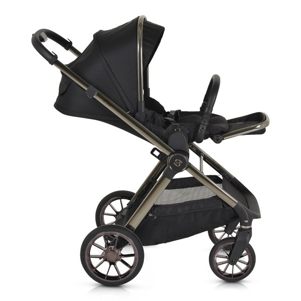 Cangaroo iClick Black 3-in-1 Kinderwagen Incl. Autostoel