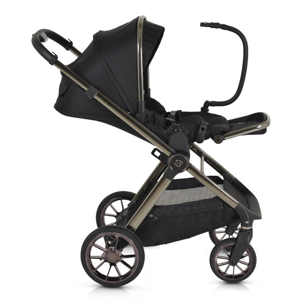 Cangaroo iClick Black 3-in-1 Kinderwagen Incl. Autostoel