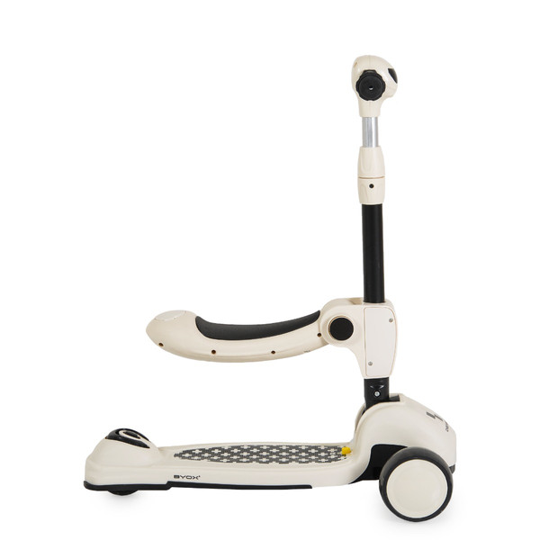 Byox Checkmate Royal White 2-in-1 Step/Loopfiets 112287