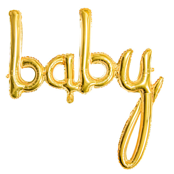 Jep-Party 'Baby' Goud Folieballon FB42M-019
