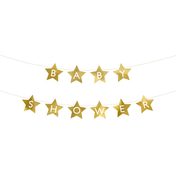Jep-Party 'Baby Shower' Goud 290 cm Letter Slinger GRL97-019