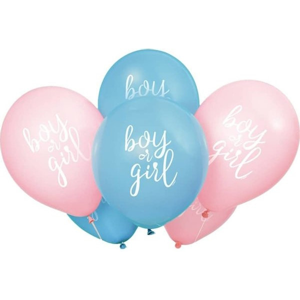 Jep-Party 'Boy Or Girl' 30 cm 8 Stuks Ballonnen U76095