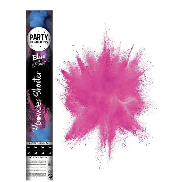 Jep-Party Gender Reveal Roze 30 cm Powder Shooter 919082