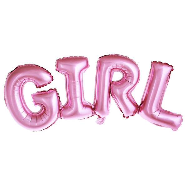 Jep-Party 'Girl' Roze 74 cm Folieballon FB7M-081