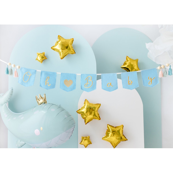 Jep-Party 'Oh Baby' Blauw 260 cm Slinger GRL100-011