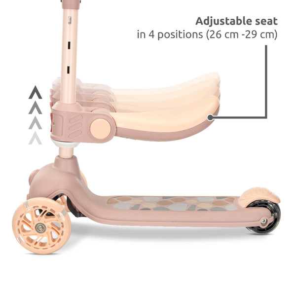 Lorelli Jetster Plus Beige 2-in-1 Step/Loopfiets 1039024 0001