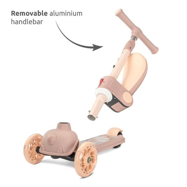 Lorelli Jetster Plus Beige 2-in-1 Step/Loopfiets 1039024 0001