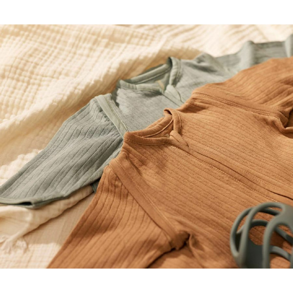 Jollein Ajour Biscuit Newborn Rond Afritsbare Zomerslaapzak 063-410-67020