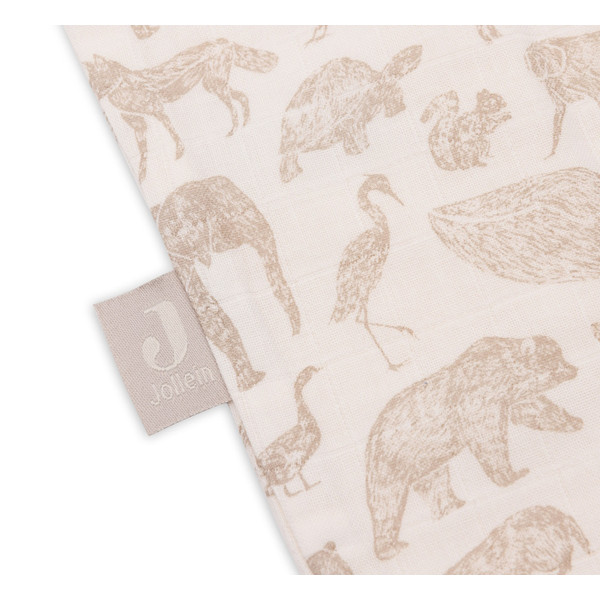 Jollein Animals Nougat 110 cm Hydrofiel Zomerslaapzak 048-529-67044