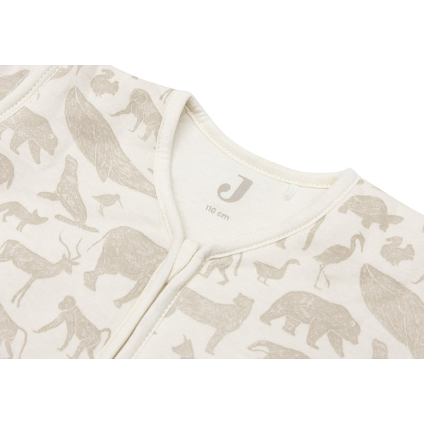 Jollein Animals Nougat 110 cm Slaapzak met Afritsbare Mouwen 016-542-67044
