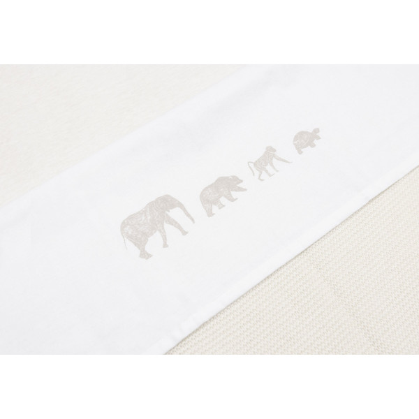 Jollein Animals Nougat 75 x 100 cm Wieglaken 008-511-67044