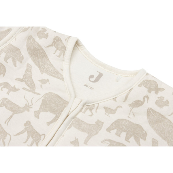 Jollein Animals Nougat 90 cm Slaapzak met Afritsbare Mouwen 016-541-67044