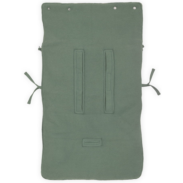 Jollein Basic Knit Forest Green 3/5 punts 0-9 Maanden Autostoel Voetenzak 025-811-65371