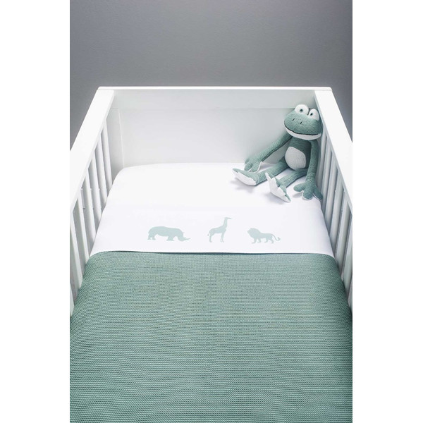 Jollein Basic Knit Forest Green 100x150 cm Ledikantdeken 516-522-65219
