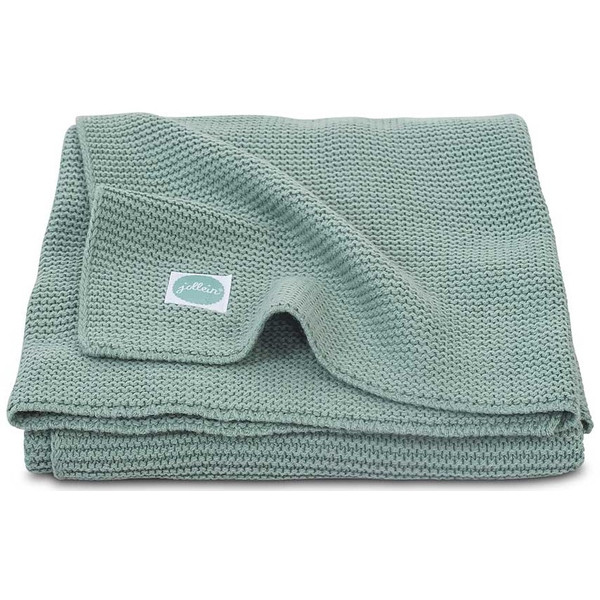 Jollein Basic Knit Forest Green 100x150 cm Ledikantdeken 516-522-65219
