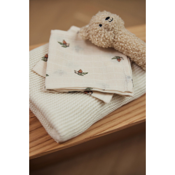 Jollein Basic Knit Ivory 100 x 150  cm Ledikantdeken 516-522-67031