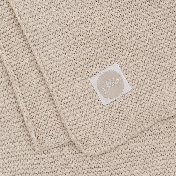 Jollein Basic Knit Nougat 100 x 150 cm Ledikantdeken 516-522-65360