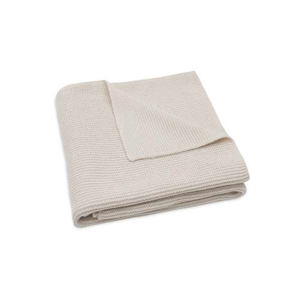 Jollein Basic Knit Oatmeal 75 x 100 cm Wiegdeken