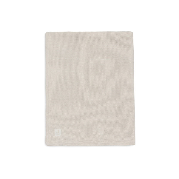 Jollein Basic Knit Oatmeal / Velvet 100 x 150 cm Ledikantdeken