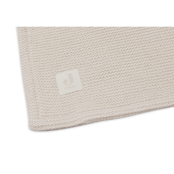 Jollein Basic Knit Oatmeal / Velvet 100 x 150 cm Ledikantdeken