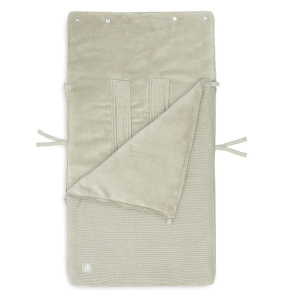 Jollein Basic Knit Olive Green 3/5 punts 0-9 Maanden Autostoel Voetenzak 025-811-67053