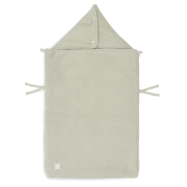 Jollein Basic Knit Olive Green 3/5 punts 0-9 Maanden Autostoel Voetenzak 025-811-67053