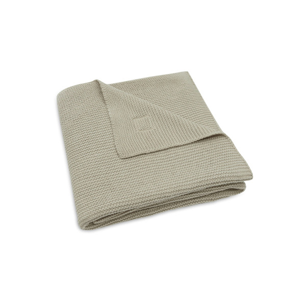 Jollein Basic Knit Olive Green 75 x 100 cm Wiegdeken