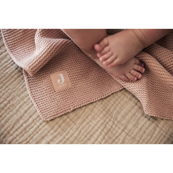 Jollein Basic Knit Wild Rose 100 x 150 cm Ledikantdeken 516-522-67067