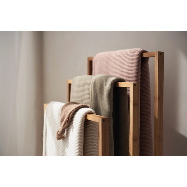 Jollein Basic Knit Wild Rose / Fleece 100 x 150 cm Ledikantdeken 517-522-67068