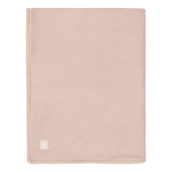 Jollein Basic Knit Wild Rose / Fleece 75 x 100 cm Wiegdeken 517-511-67068