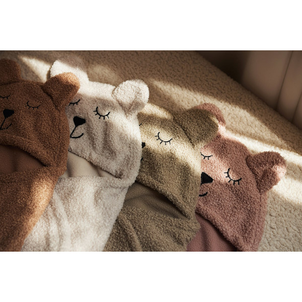 Jollein Bear Boucle Wild Rose Wikkeldeken 032-566-67062