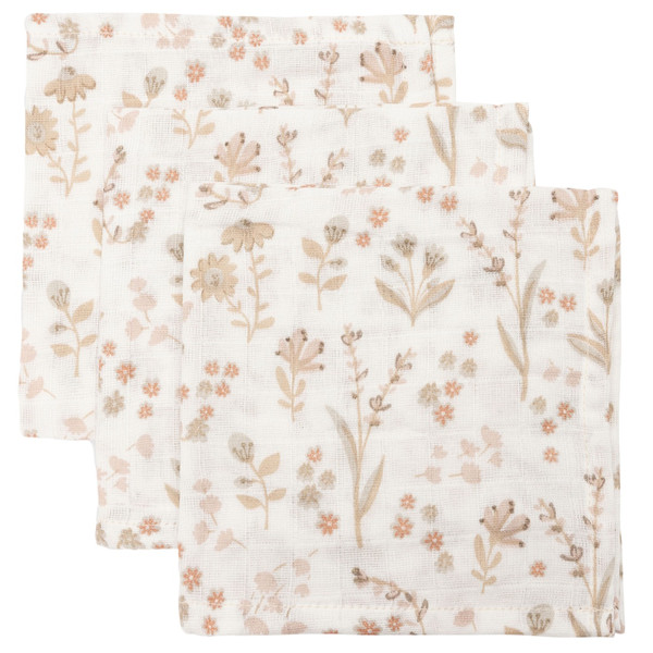 Jollein Bloomy 3 Stuks Hydrofiel Monddoekjes 537-848-68076