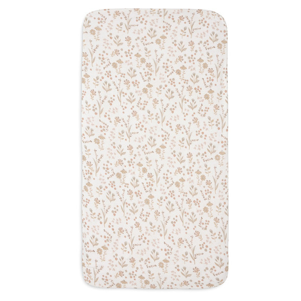 Jollein Bloomy Jersey 60 x 120 cm Ledikant Hoeslaken