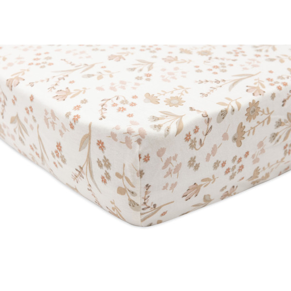 Jollein Bloomy Jersey 60 x 120 cm Ledikant Hoeslaken