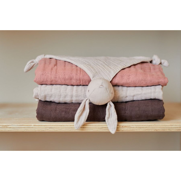 Jollein Bunny Ears Nougat Speendoekje 031-594-66050