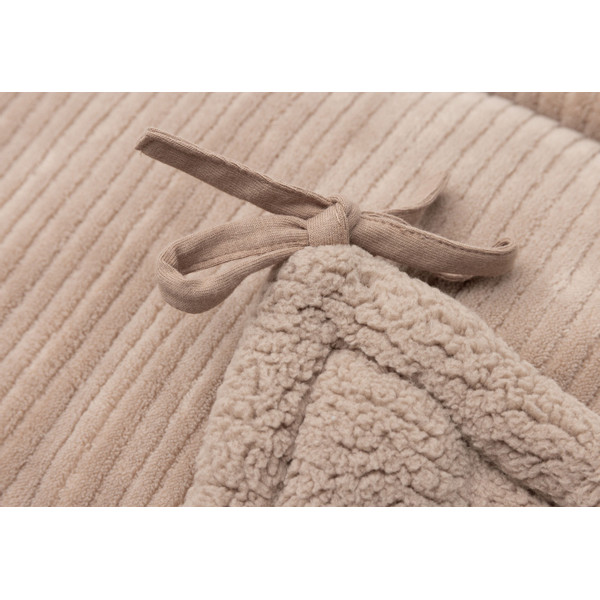 Jollein Cloudy Rib Milky Coffee 30 x 180 cm Boxbumper