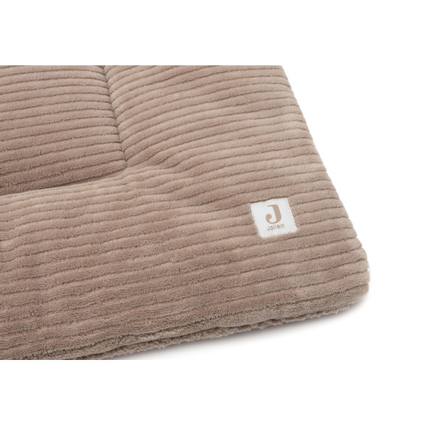 Jollein Cloudy Rib Milky Coffee 75 x 95 cm Boxkleed