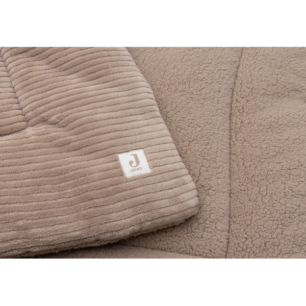 Jollein Cloudy Rib Milky Coffee 75 x 95 cm Boxkleed