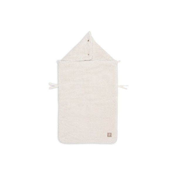 Jollein Cloudy Rib Oatmeal 3/5 punts 0-9 Maanden Autostoel Voetenzak