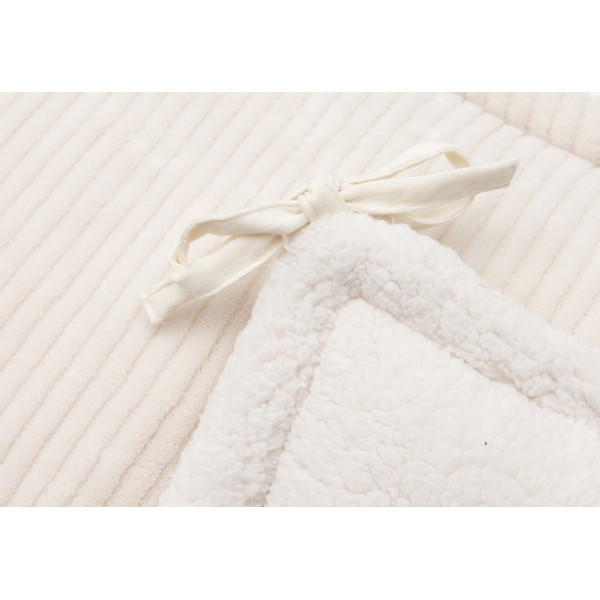 Jollein Cloudy Rib Oatmeal 30 x 180 cm Boxbumper