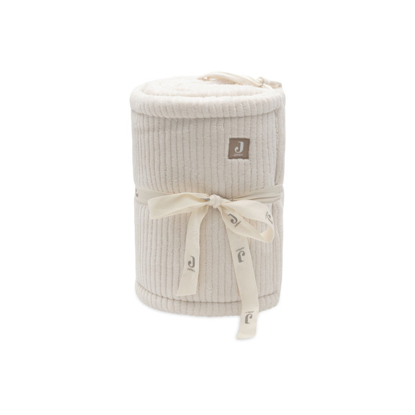 Jollein Cloudy Rib Oatmeal 30 x 180 cm Boxbumper