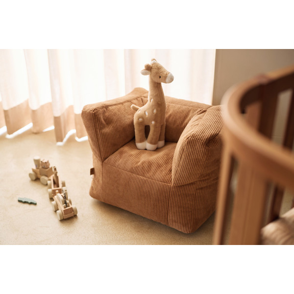 Jollein Corduroy Caramel Kinderfauteuil Beanbag 028-543-68046