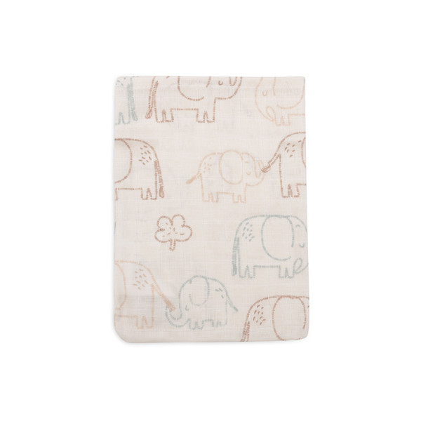 Jollein Elephant Tales 3 Stuks Hydrofiel Washandjes 536-848-68110