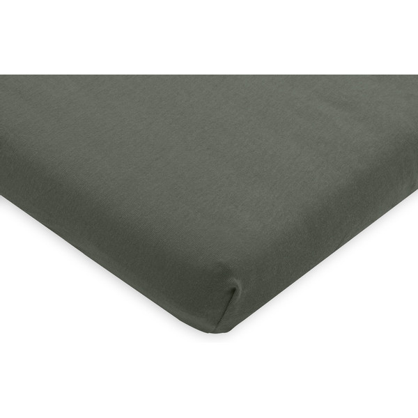 Jollein Jersey Ash Green 60 x 120 cm 2 Stuks Ledikant Hoeslaken