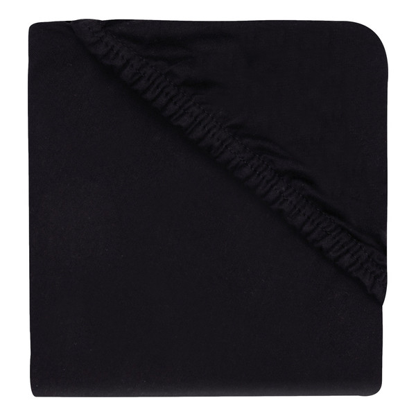 Jollein Jersey Black 95 cm Rond Boxmatras Hoeslaken 511-537-00021