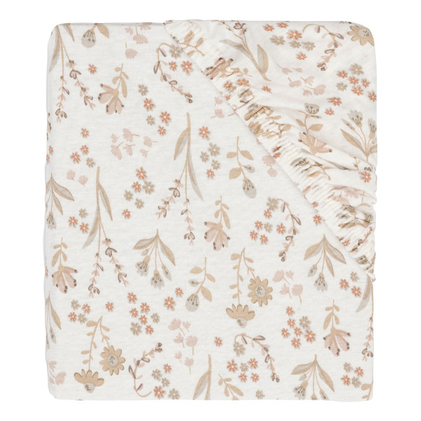 Jollein Jersey Bloomy 40/50 x 80/90 cm Wieg Hoeslaken 511-501-68076