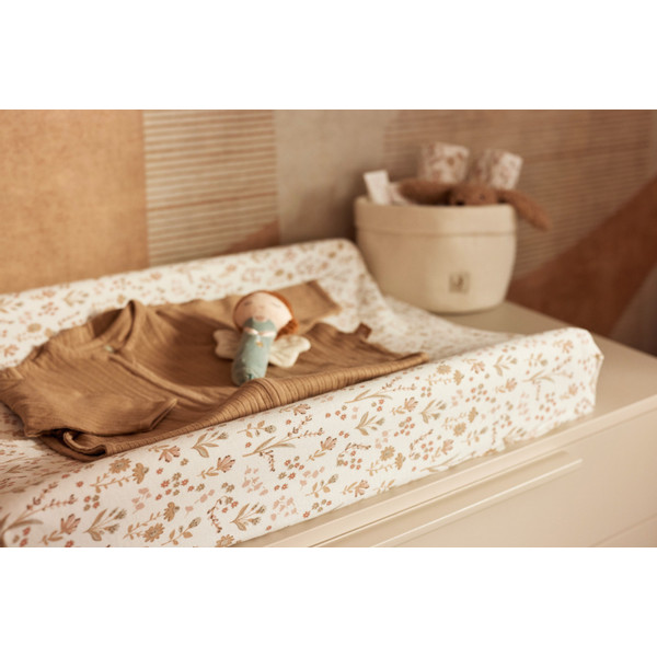 Jollein Jersey Bloomy 50 x 70 cm Aankleedkussenhoes 022-503-68076