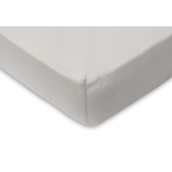 Jollein Jersey Ivory/Nougat 60 x 120 cm 2 Stuks Ledikant Hoeslaken 2511-507-00156