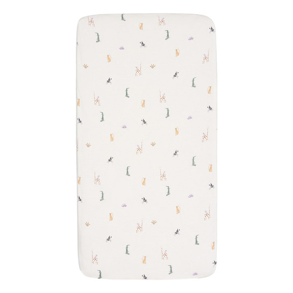 Jollein Jersey Jungle Jambo 40/50 x 80/90 cm Wieg Hoeslaken 511-501-67090